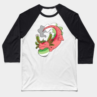 Aro Strawberry Axolotl Baseball T-Shirt